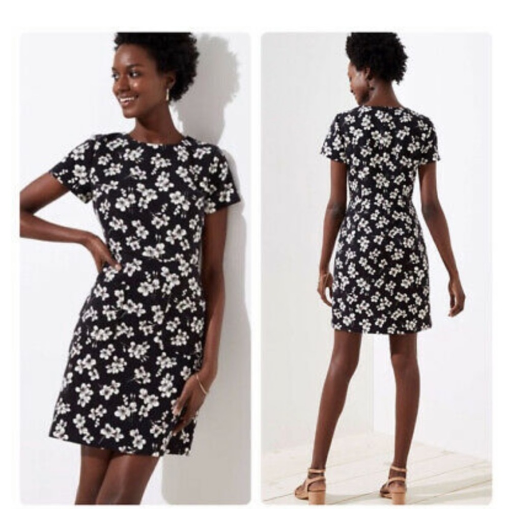 LOFT Marigold Pocket Shift Dress